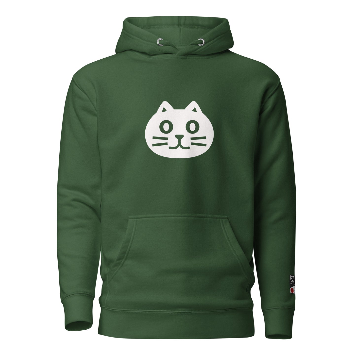 P&amp;K MINIMAL WHITE CAT Unisex Hoodie