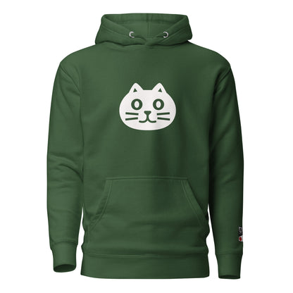 P&amp;K MINIMAL WHITE CAT Unisex Hoodie