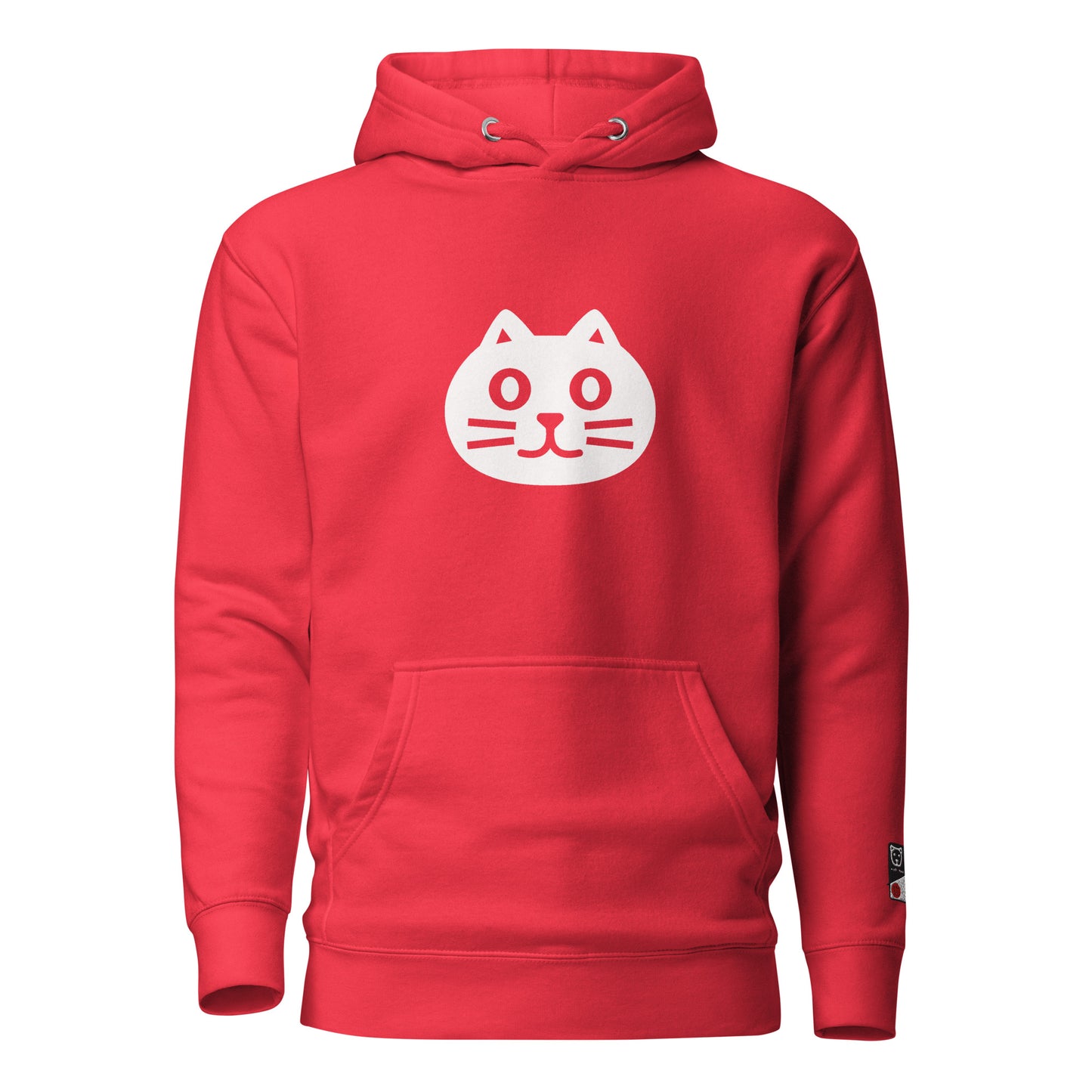 P&amp;K MINIMAL WHITE CAT Unisex Hoodie