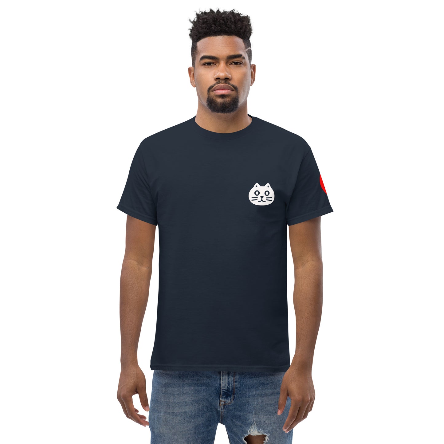 P&K MINIMAL WHITE CAT Unisex Classic T-Shirt